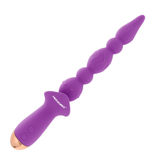 Extra Strong Vibrating Anal Beads - The Blizzard